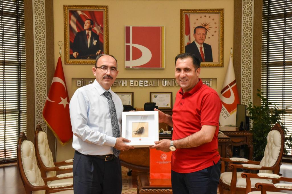 ASHB İl Müdürü Türkoğlu’ndan Rektörümüz Beydemir’e Ziyaret